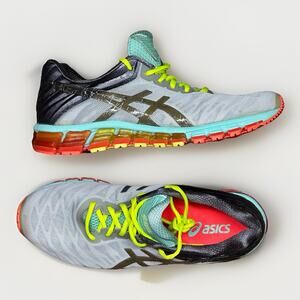 Asics Shoes Womens 9.5 Gel Quantum 180 Running Sneakers Gray Lace Up Low T5J7N